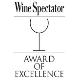 Wine spectator's Award of Excellence logo