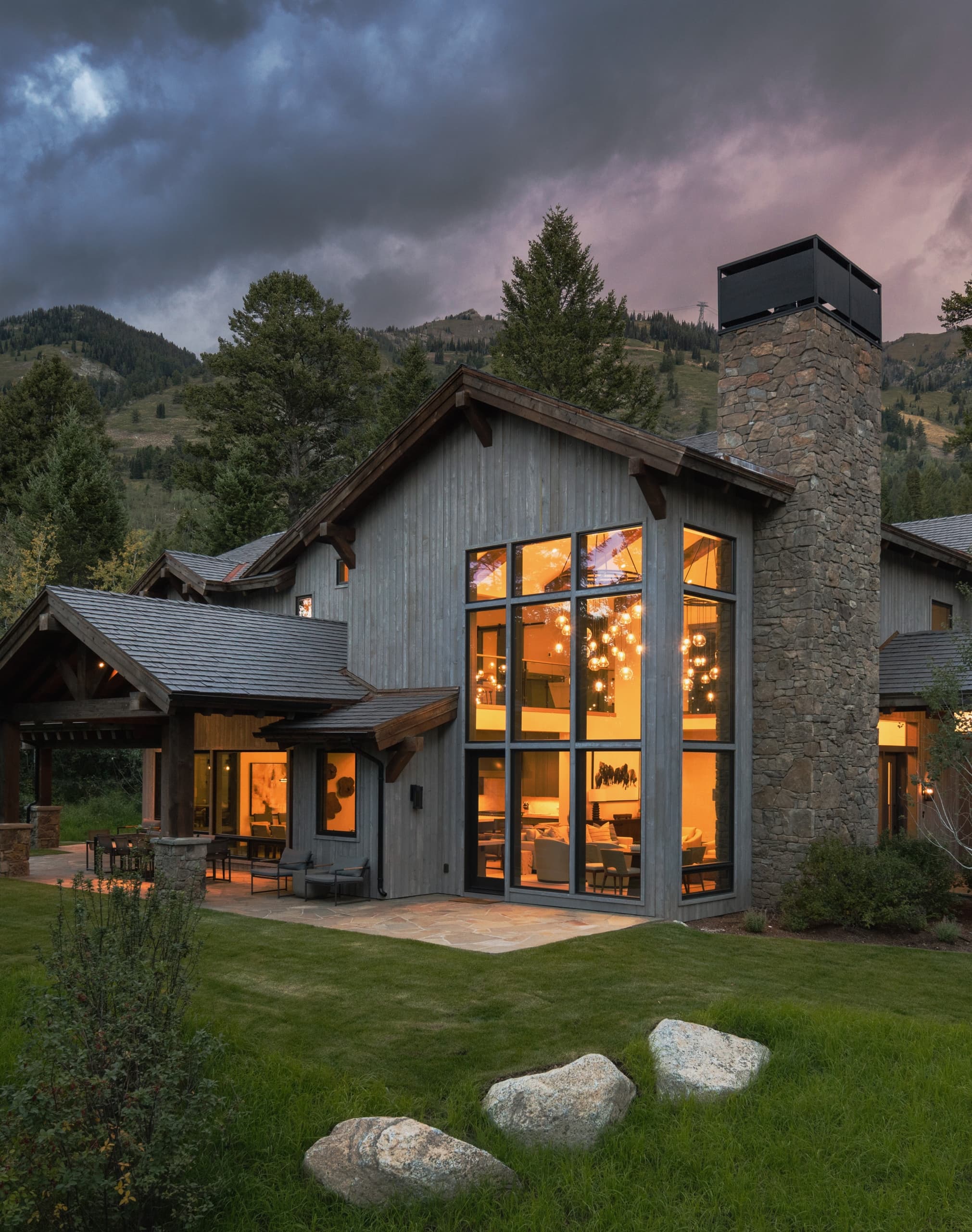 Exterior of a Teton Private Residences property