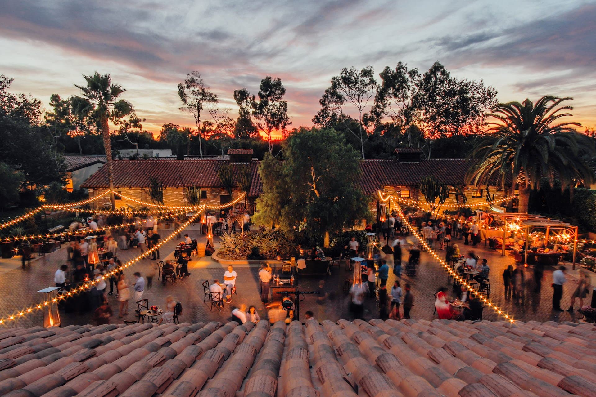 Event held in the outdoor area of a Noble House Hotels & Resorts property