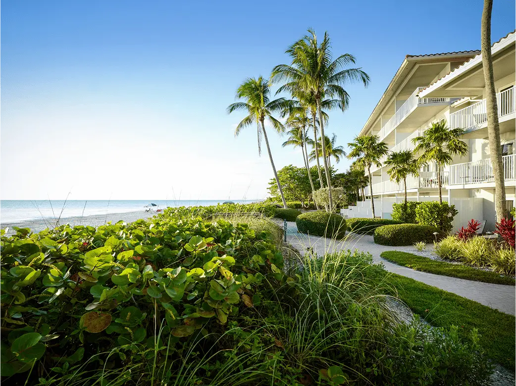 Garden next to a Noble House Hotels & Resorts property