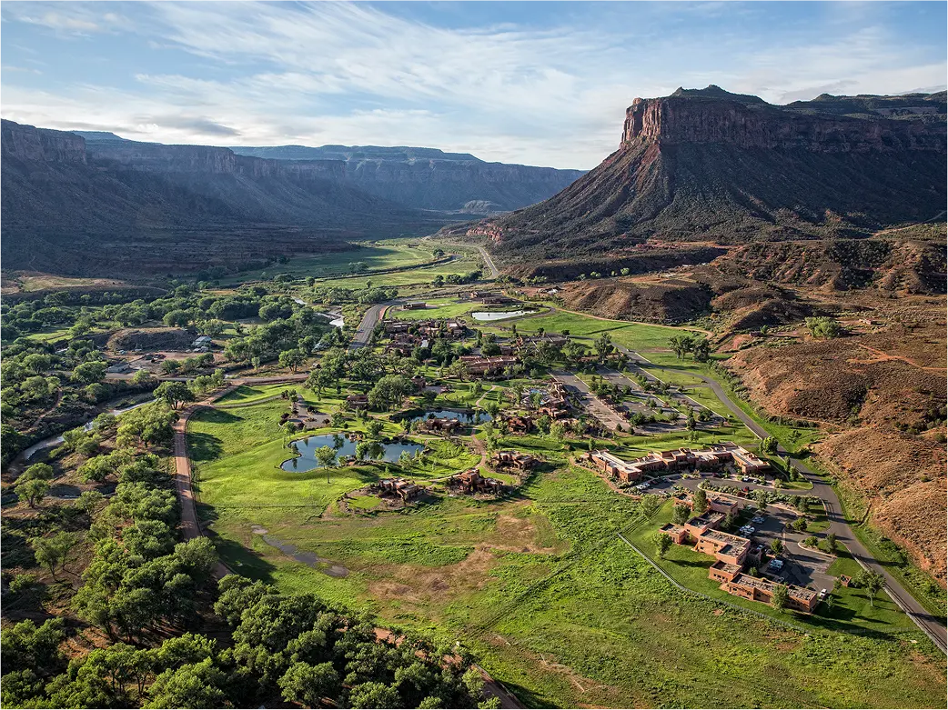 Aerial view of Gateway Canyons Resort & Spa