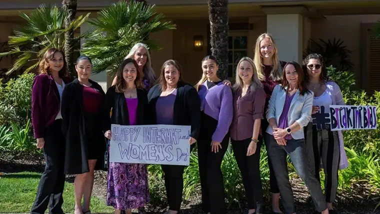 The women from the leadership team at Noble House.