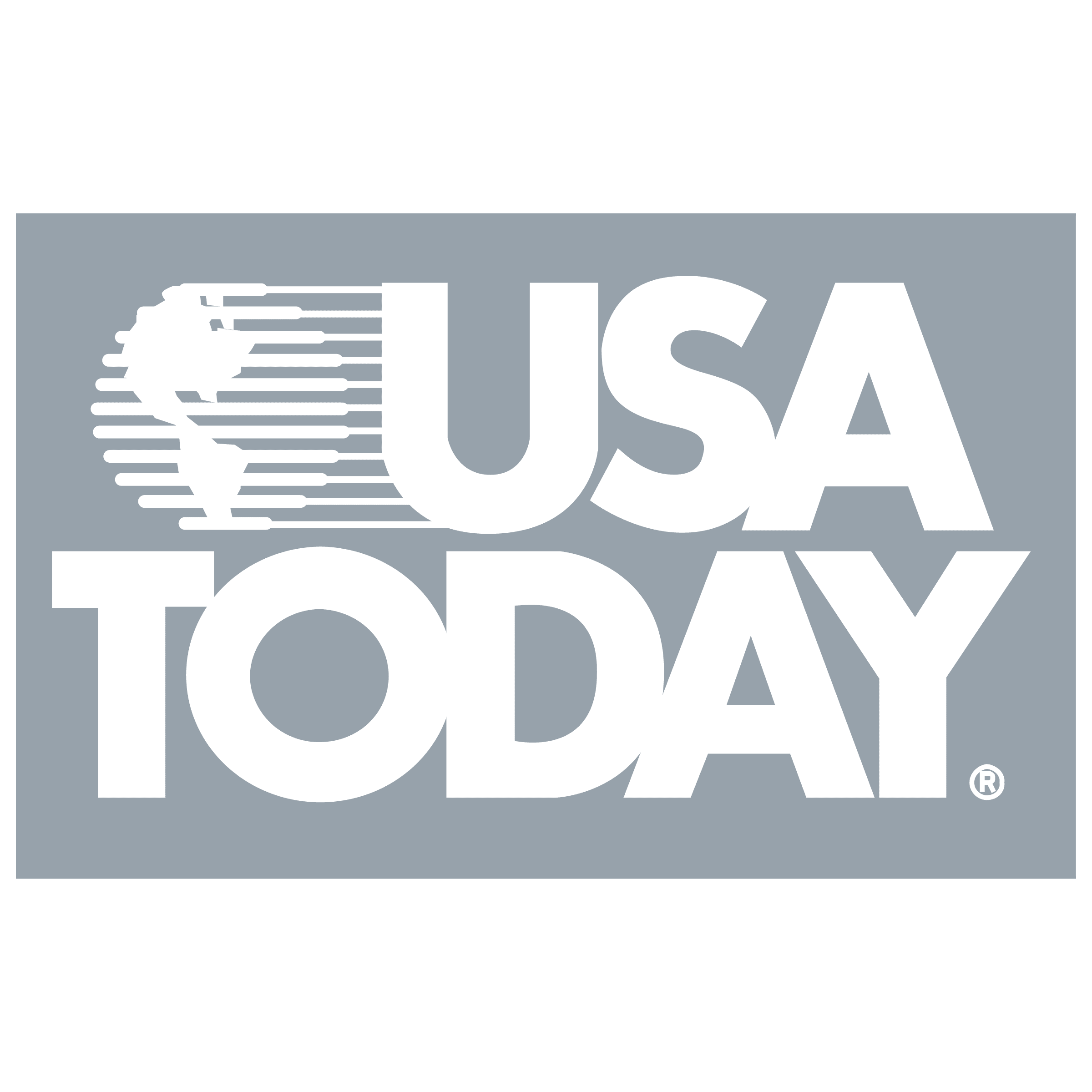 USA today logo grey and white