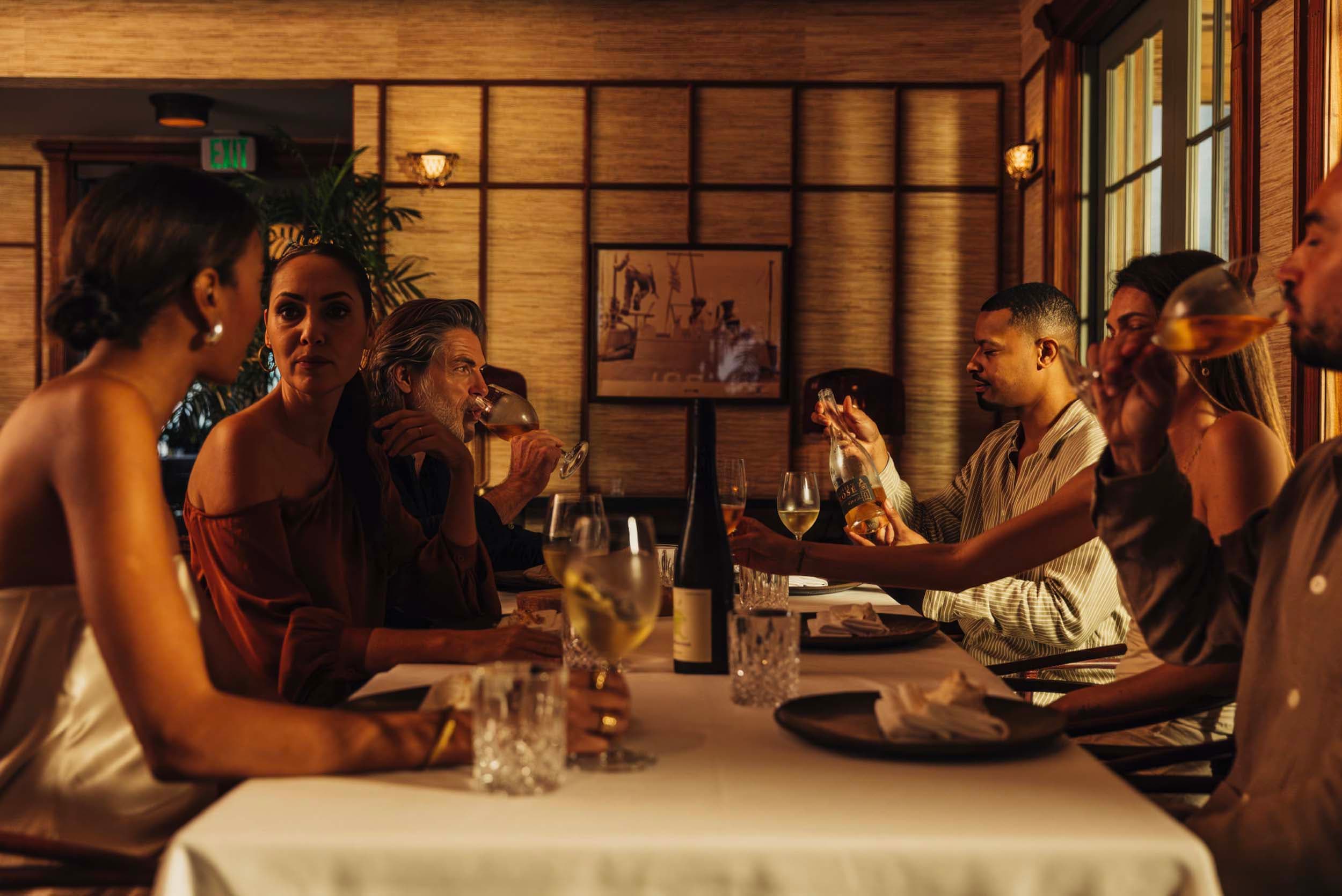 People dining at a Noble House Hotels & Resorts property restaurant