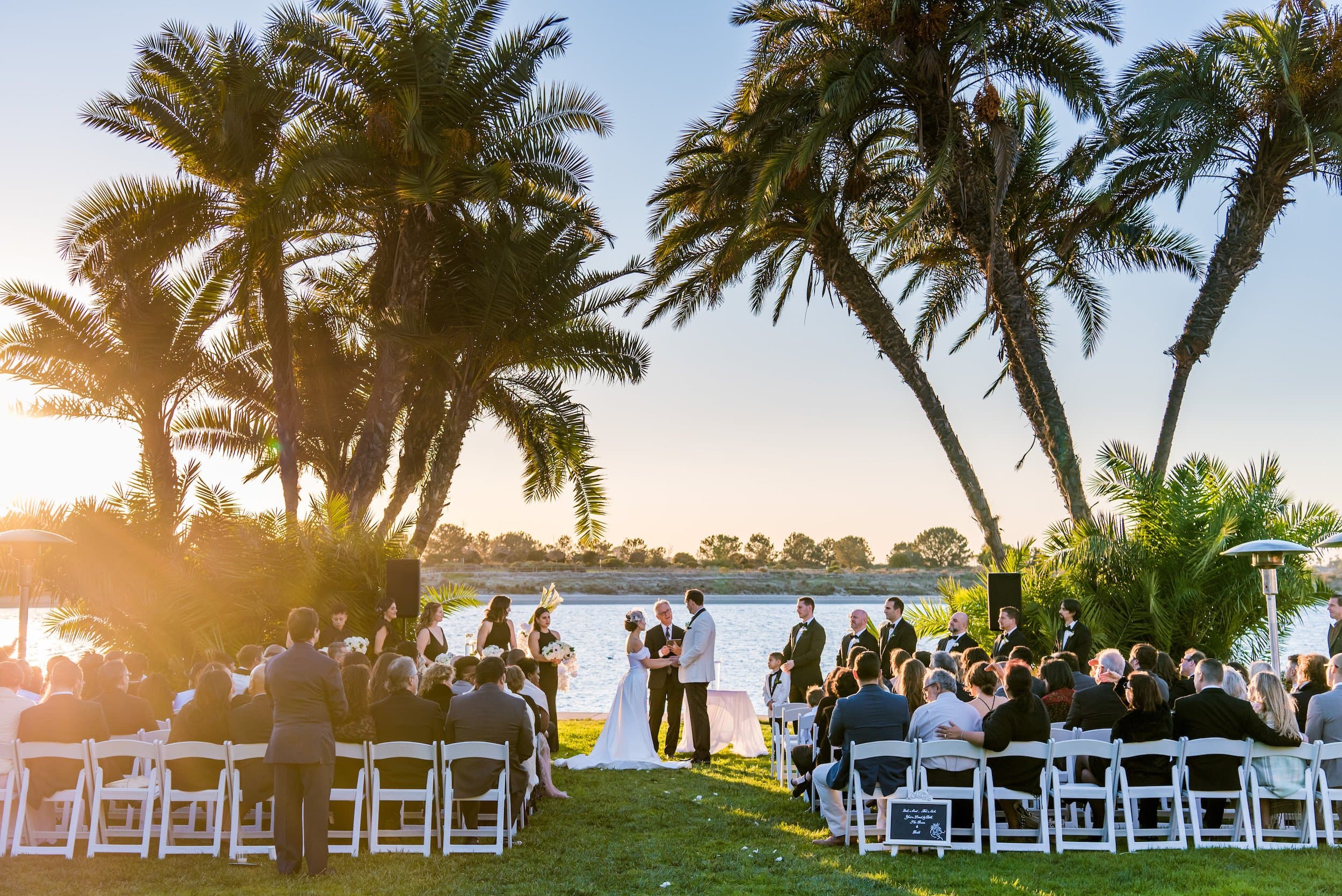Wedding held at the San Diego Mission Bay Resort